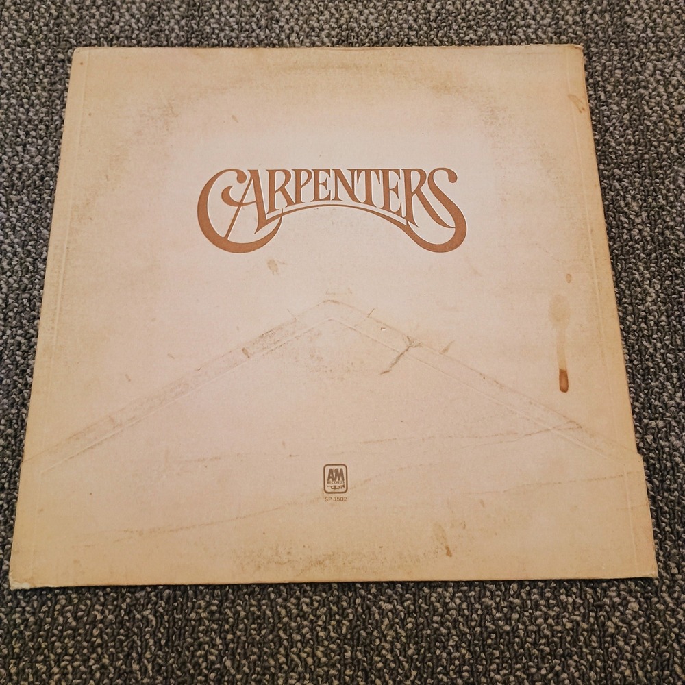 The Carpenters Self Titled Vinyl LP A&M Records SP 3502 Rainy Days and Mondays